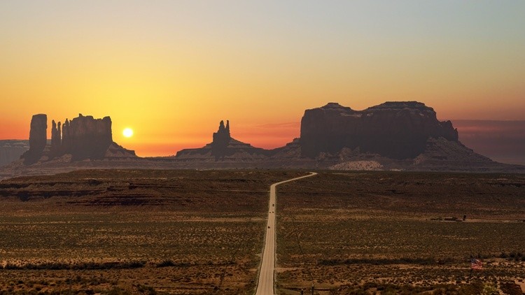 Sunrise in the Desert