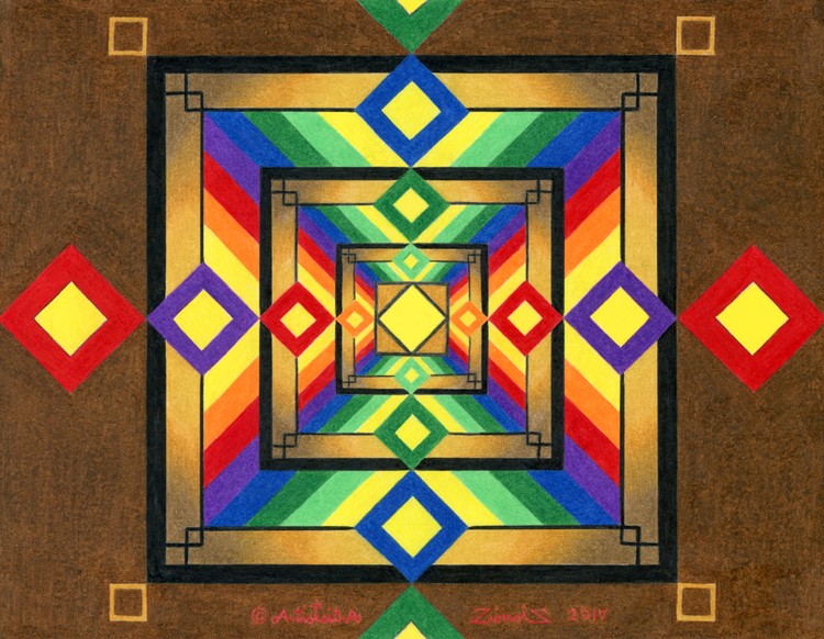 The Visual Colorization of the Divine Nature