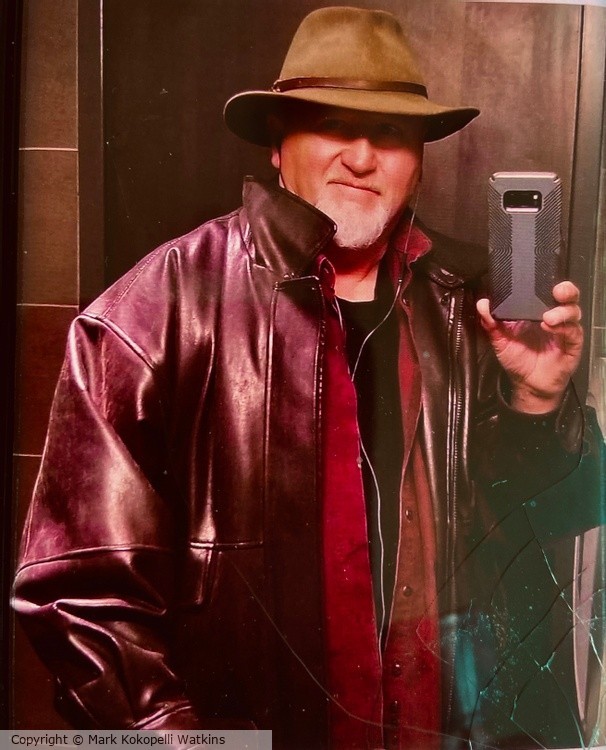 “Mark Kokopelli Watkins,” c.2021, https://@www.artwanted.com/markkokopelliw