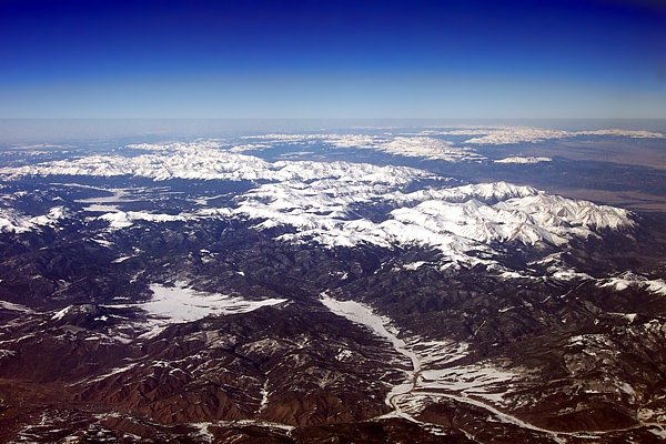 Aerial Rockies