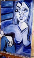 BACK TO BLUE. WAHAT DO U THINK OF THIS PAINTING