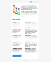 New Art Contest Announcement Emails