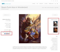Improved Image Sharing and Additional Artwork Images