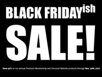 BLACK FRIDAYish SALE!