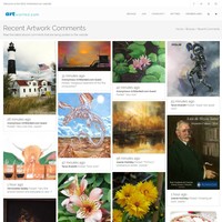 New Page: Recent Artwork Comments