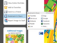 New Bookmark and Share Feature!