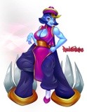 by  