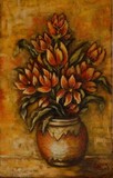 by  