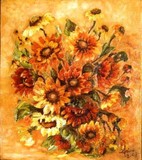 by  