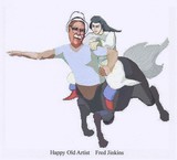 by Fred Jinkins - Happy Old Artist