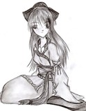 by  