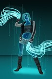 by   
