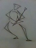 by P M