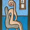 woman sitting