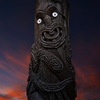 Maori totem pole 2