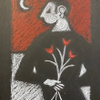 man with flowers 