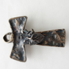Anatomical Heart Power of Tau Cross Jesus.Bronze