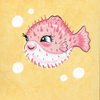 Pink Petunia Pufferfish