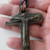 Tau Cross .  Saint Francis of Assisi San Damiano Gomolka Art studio line 