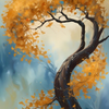 Heart-Shaped Autumn Tree