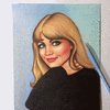 Blue eyes, black jumper
