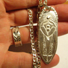 Silver ring and pendant