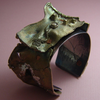 Bronze  Wearable Art, Bracelet Art- Fashion-  .GomolkArt Line Studio 