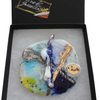 (SOLD) Wearable Art  Porcelain Ceramic Gold Lustre Glaze - Fashion- .Gomolka Art Line Studio 