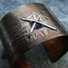 Wearable Art,  Sterling  Bracelet Art- Fashion .Mirek Gomolk Art Line Studio