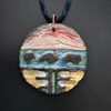 Wearable Jewellery Art  Stoneware Sculpture.  Ceramic  - Fashion- .Gomolka Art Line Studio 