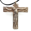 Tau Cross .  Saint Francis of Assisi San Damiano Sculpture  Cross contempora Gomolka Art studio line