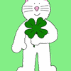 St Patrick's Day Cat