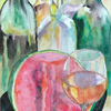 Still life with watermelon