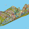 Bhartiya City Property Development 3D Map Illustration