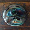 Women's American Fashion jewellery .Pendant  Ceramic ,Porcelain ,Gold  Lustre. Gomolka Art 