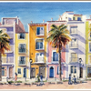 Promenade in Villasojosa (Spain)