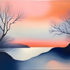 Sunset Serenity Over Calm Waters
