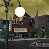 A Quiet Street at Sunset