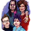 MTV's The Osbournes - Caricature Art