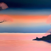 Serene Sunset Over Calm Waters