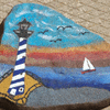 Light House Acrylic Painting