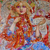 Yumi Sugai. An angel celebrating Christmas.