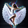 Elegant Ballerina in Ethereal Glow