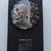 Man 713 ceramic sculpture wall by Gomolka art studio line