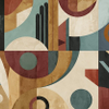 Boho Geometric Earth Tones