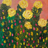 Twin Roses Yellow - Diptych