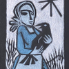 woman with bird