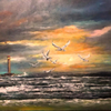 feeding gulls 