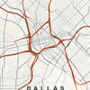 Map - Dallas in Japanese Ink edit