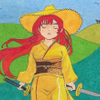 the blushing warrior